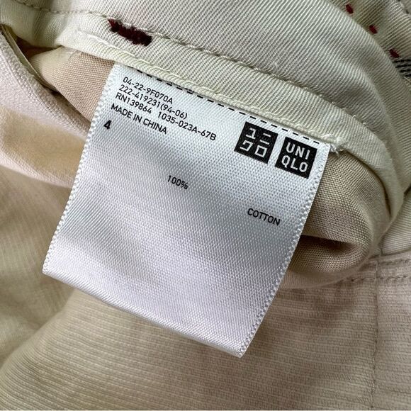 Uniqlo x Ines De La Fressange Corduroy Button Front Mini Skirt Cream 4 - Picture 8 of 11